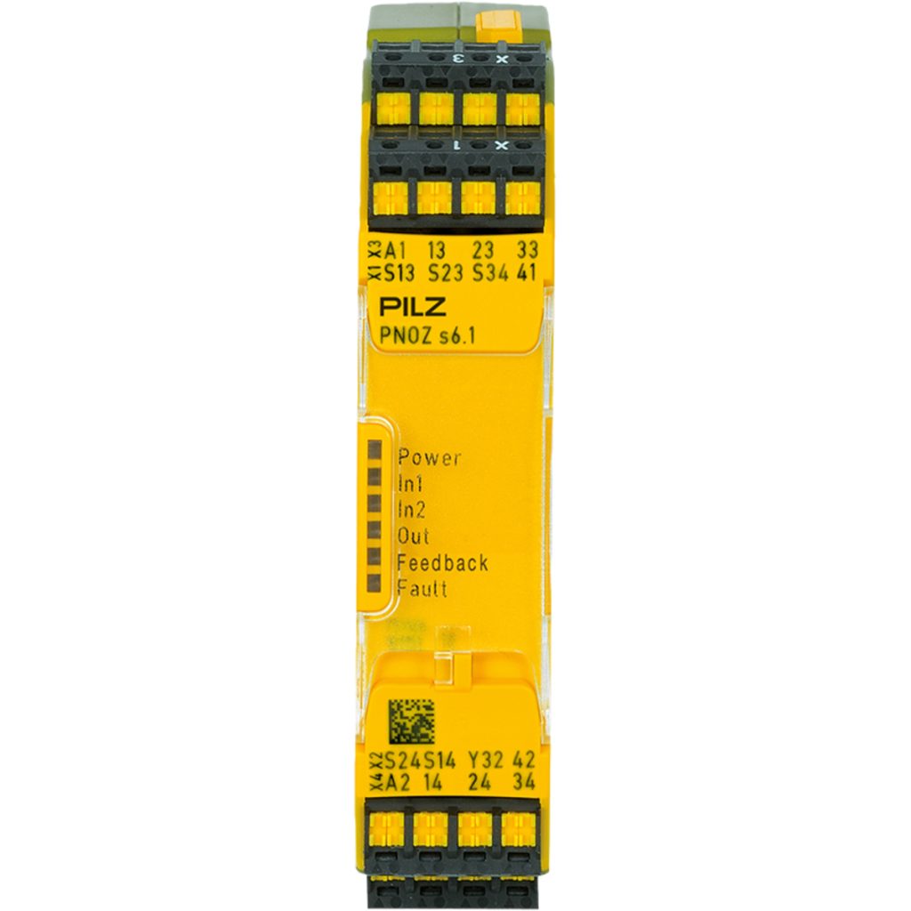 Rele Pnoz S6.1 C 24Vdc 3N/O 1N/C